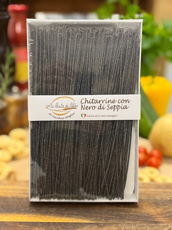 Chitarrine al nero di seppia «La pasta di Aldo» 250gr