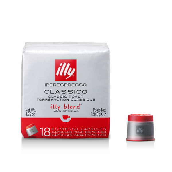 «ILLY» Capsulas de sabor «CLASSICO» para maquina «Iperespresso» (18 capsulas)